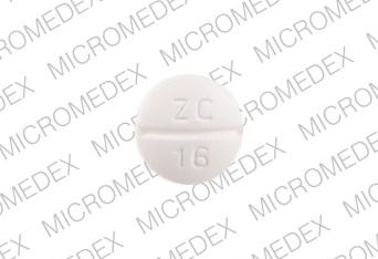 Paroxetine hydrochloride 20 mg ZC 16 Front