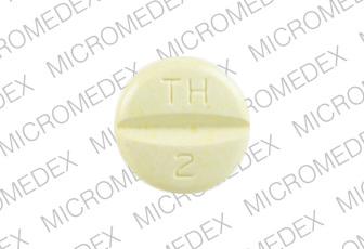 Hydrochlorothiazide and triamterene 50 mg / 75 mg MYLAN TH 2 Back