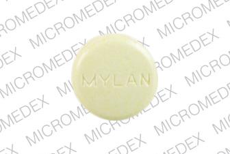Hydrochlorothiazide and triamterene 50 mg / 75 mg MYLAN TH 2 Front
