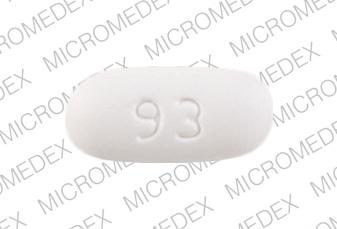 Glipizide and metformin hydrochloride 2.5 mg / 500 mg 93 7456 Front