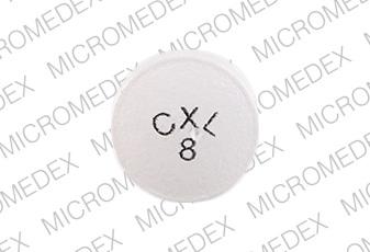 Cardura XL 8 mg CXL 8 Front