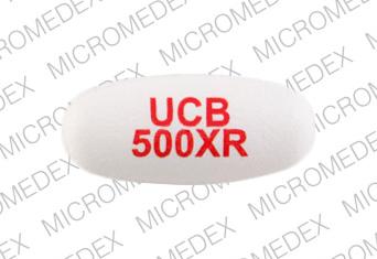 Keppra XR 500 mg UCB 500XR Front