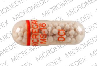 Pill DCI PANCRECARB MS-16 Clear Capsule-shape is Pancrecarb MS-16