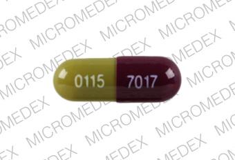 Pill 0115 7017 Brown Capsule-shape is Minocycline Hydrochloride
