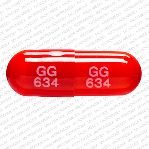 Amantadine hydrochloride 100 mg GG 634 GG 634 Front