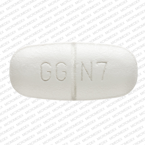 Amoxicillin and clavulanate potassium 875 mg / 125 mg GG N7 Front