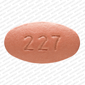 Pill Imprint 227 (Isentress 400 mg)