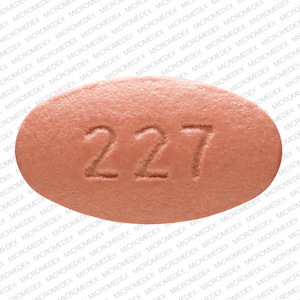 La píldora 227 es Isentress 400 mg