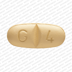 Pill G 4 is Oxcarbazepine 300 mg