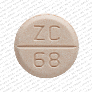 Venlafaxine hydrochloride 100 mg ZC 68 Front