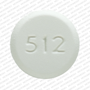 Acetaminophen and oxycodone hydrochloride 325 mg / 5 mg 512 Front