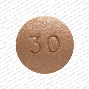 Op 30 Pill Images Brown Round