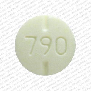 Methylphenidate hydrochloride 20 mg SZ 790 Back