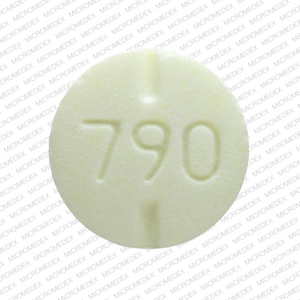 Methylphenidate hydrochloride 20 mg SZ 790 Back