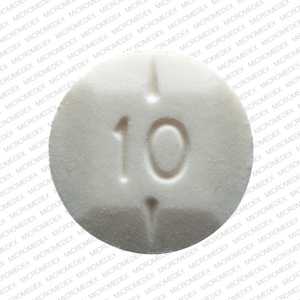 Methylphenidate hydrochloride 10 mg M 10 Back