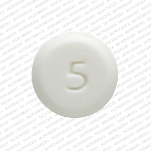 Methylphenidate hydrochloride 5 mg M 5 Back