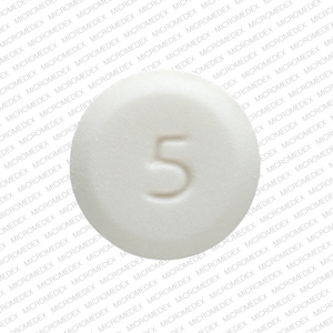 Methylphenidate hydrochloride 5 mg M 5 Back