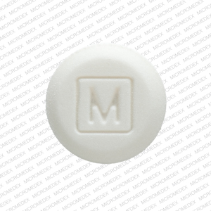 Pill M 5 White Round is Methylphenidate hydrochloride