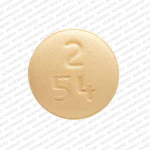 Pill G 2 54 Yellow Round is Ropinirole Hydrochloride