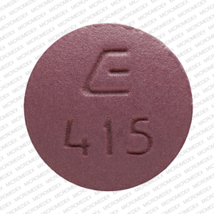 E4 Pill Red Round 8mm - Pill Identifier