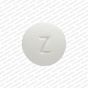 Pill Z 1 White Round is Carvedilol