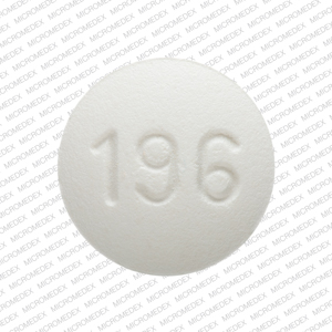 Clopidogrel bisulfate 75 mg (base) R 196 Front