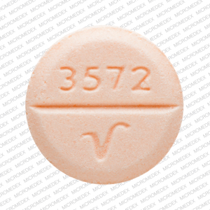 Hydrochlorothiazide 50 mg 3572 V Front