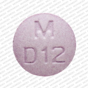 Doxazosin mesylate 8 mg M D12 Front