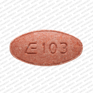 Lisinopril 30 mg E 103 Back