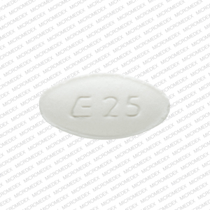 Lisinopril 2.5 mg E 25 Back