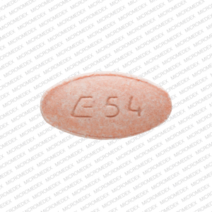 Lisinopril 5 mg E 54 Back