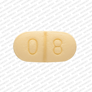 Pill Imprint A 0 8 (Mirtazapine 15 mg)