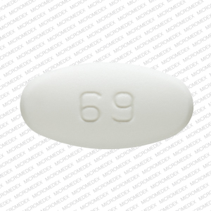 Metformin hydrochloride 850 mg Z 69 Front