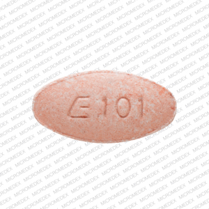 Lisinopril 10 mg E 101 Back