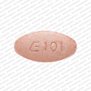 Lisinopril 10 mg E 101 Back