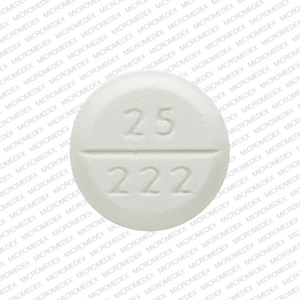 Liothyronine sodium 25 mcg 25 222 Back