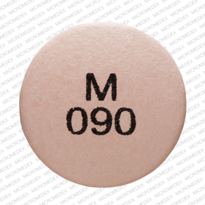 Nifedipine extended-release 90 mg M 090 Back