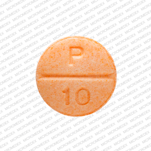 Propranolol hydrochloride 10 mg P 10 Front
