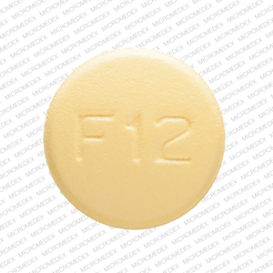 Felodipine extended release 5 mg M F12 Back