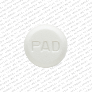 Hyoscyamine sulfate 0.125 mg PAD H Back