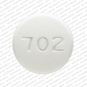 Rizatriptan benzoate (orally disintegrating) 10 mg (base) M 702 Back