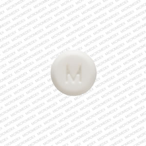 M 2 Pill White Round 9mm - Pill Identifier