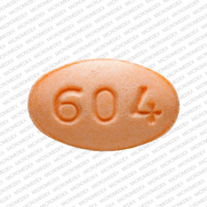 Alprazolam 0.5 mg 604 Front