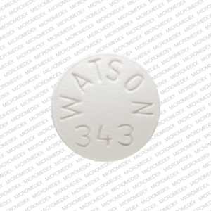 Pill WATSON 343 White Round is Verapamil Hydrochloride