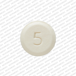 Amiloride hydrochloride 5 mg E 5 Back