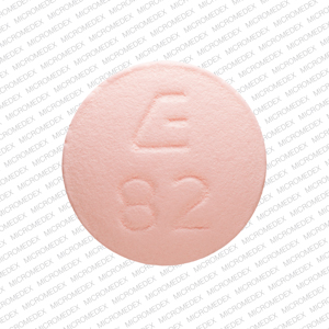 Benazepril hydrochloride 20 mg E 82 Front