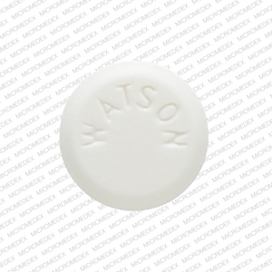 Lorazepam 2 mg 242 2 WATSON Back