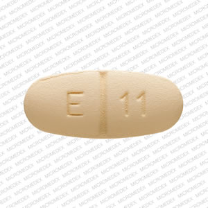 Levetiracetam 500 mg E 11 Front