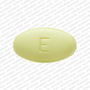 Hydrochlorothiazide and losartan potassium 12.5 mg / 50 mg E 48 Front