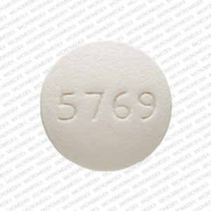 Olanzapine 7.5 mg TEVA 5769 Back